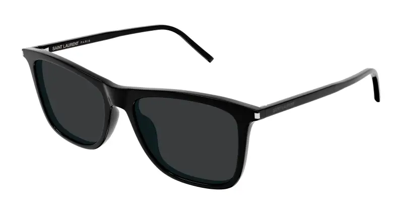 Unisex SAINT LAURENT SL 895 001 Occhiali da sole Acetato Nero Nero Squadrata