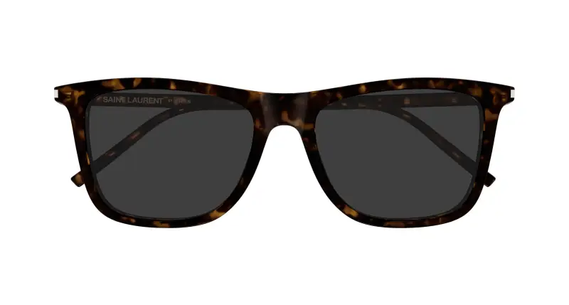 Unisex SAINT LAURENT SL 895 002 Occhiali da sole Acetato Havana Grigio Squadrata miniatura 2