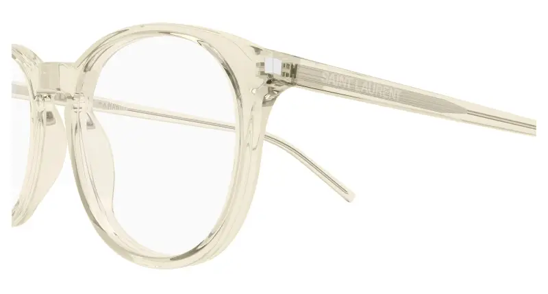 Unisex SL 106 026 Montature da vista Acetato Giallo Trasparente Rotonda miniatura 3