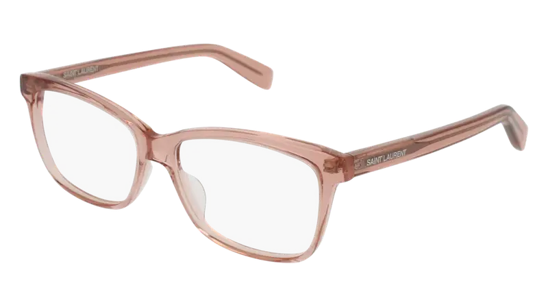SAINT LAURENT Unisex SL 170 004 Montature da vista Acetato Nude  Squadrata