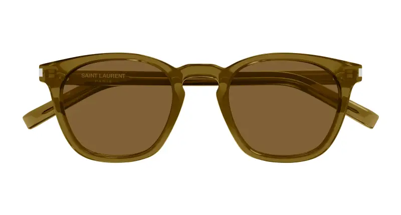 Unisex SL 28 052 Occhiali da sole Acetato Marrone Marrone Squadrata miniatura 2
