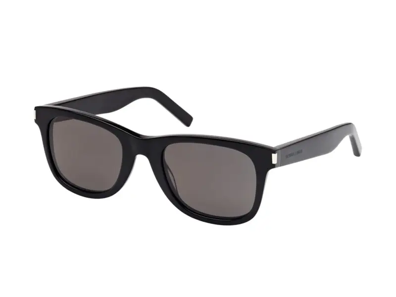 SAINT LAURENT Unisex SL 51 002 Occhiali da sole Plastica Nero  Squadrata Normale
