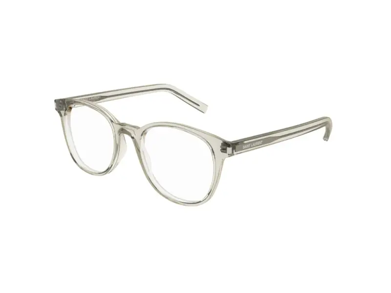 Unisex SL 523 003 Montature da vista Acetato Beige Rotonda