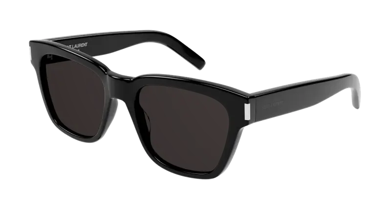SAINT LAURENT Unisex SL 560 001 Occhiali da sole Acetato Nero Nero Squadrata Normale