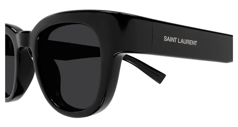 SAINT LAURENT Unisex SL 675 001 Occhiali da sole Bio-iniettato Nero Nero Rotonda miniatura 2