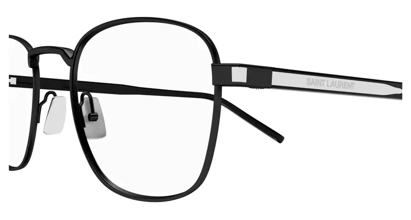 SAINT LAURENT Unisex SL 699 004 Montature da vista Metallo Nero Trasparente Rotonda miniatura 2