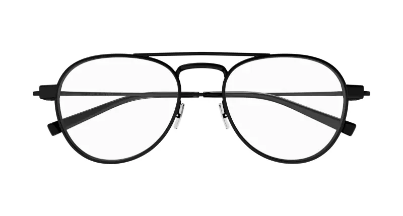 Unisex SL 708 OPT 001 Montature da vista Metallo Nero Trasparente Rotonda miniatura 2