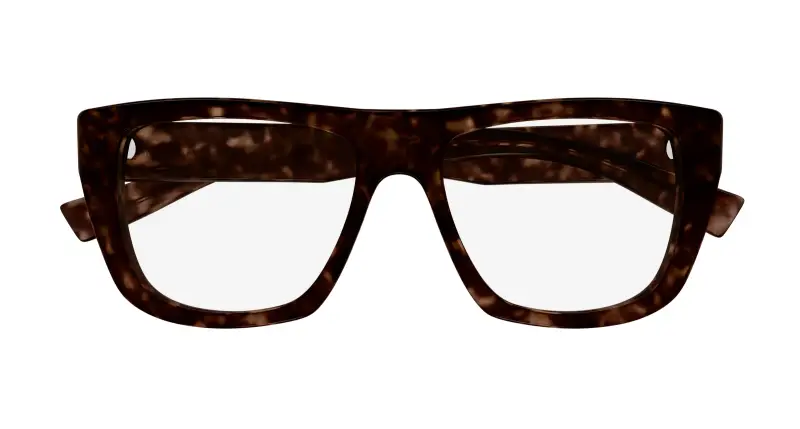 Unisex SL 714 002 Montature da vista Acetato Havana Trasparente Squadrata miniatura 2