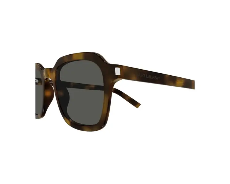 SAINT LAURENT Unisex SL 715 SLIM 003 Occhiali da sole Acetato Havana Grigio Squadrata Normale miniatura 2