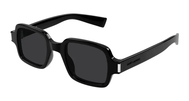 SAINT LAURENT Unisex SL 720 001 Occhiali da sole Acetato Nero Nero Squadrata