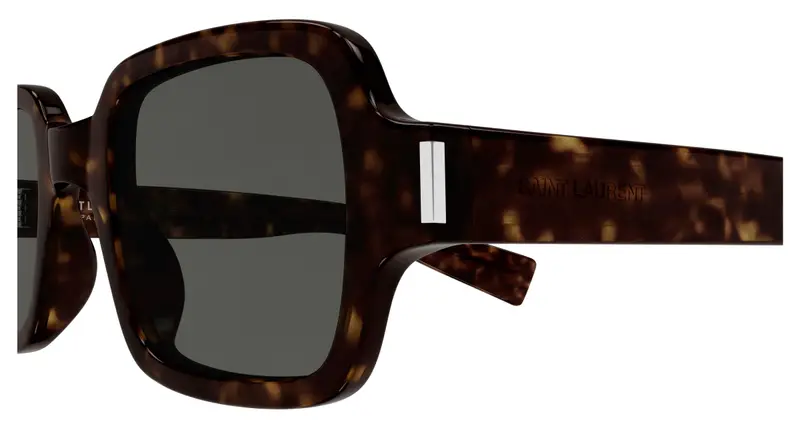 SAINT LAURENT Unisex SL 720 002 Occhiali da sole Acetato Havana Grigio Squadrata miniatura 2