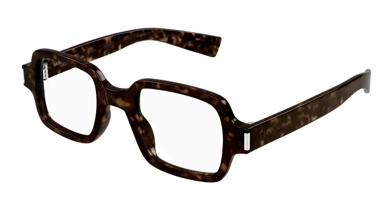Unisex SL 720 OPT 002 Montature da vista Acetato Havana Trasparente Squadrata
