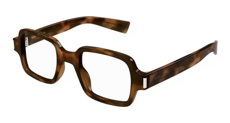 Unisex SL 720 OPT 003 Montature da vista Acetato Havana Trasparente Squadrata