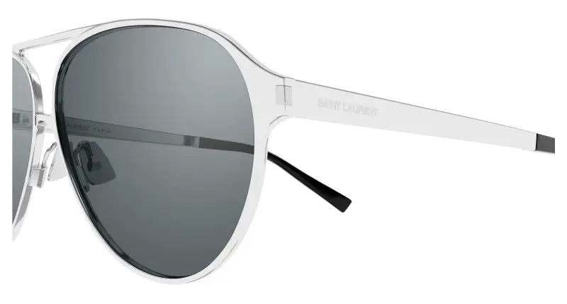 Unisex SL 734 003 Occhiali da sole Metallo Argento Argento Rotonda miniatura 3