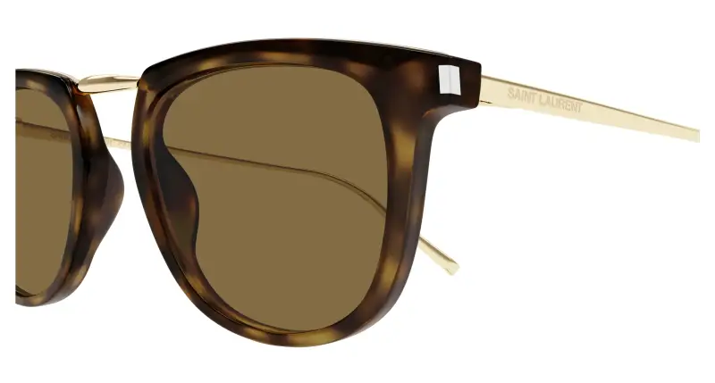 Unisex SL 753 006 Occhiali da sole Acetato Havana Marrone Rotonda miniatura 3