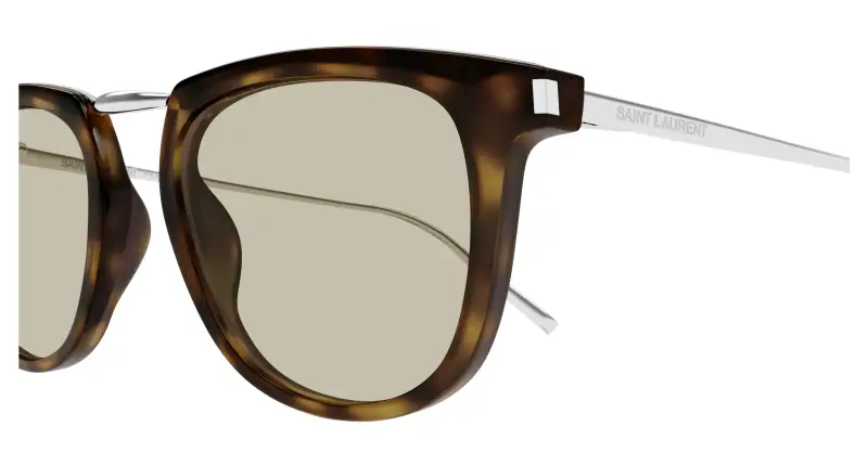 Unisex SL 753 007 Occhiali da sole Acetato Havana Marrone Rotonda miniatura 3