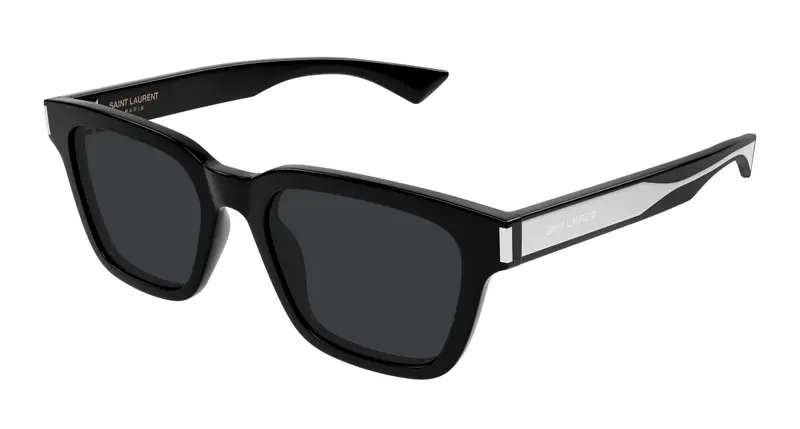 SAINT LAURENT Unisex SL 790 001 Occhiali da sole Acetato Nero Nero Squadrata