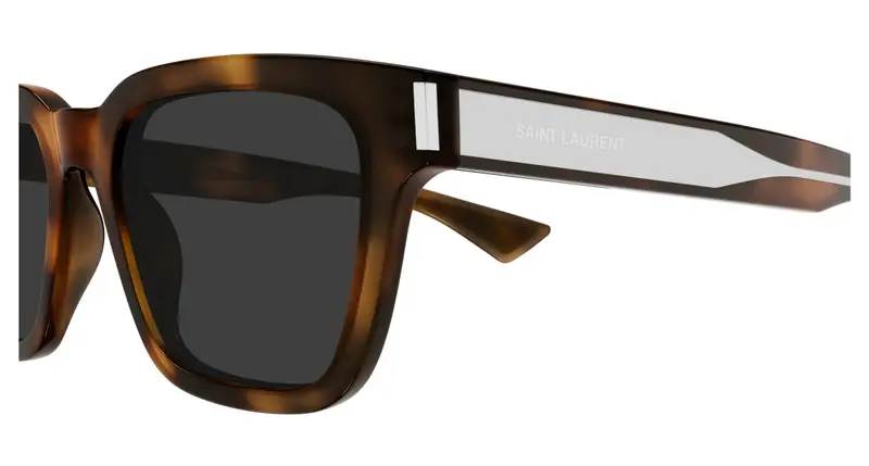 SAINT LAURENT Unisex SL 790 003 Occhiali da sole Acetato Havana Grigio Squadrata miniatura 2