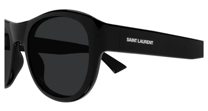 SAINT LAURENT Unisex SL 798 MAXIME 001 Occhiali da sole Acetato Nero Nero Rotonda miniatura 2