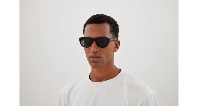 SAINT LAURENT Unisex SL 798 MAXIME 002 Occhiali da sole Acetato Havana Grigio Rotonda miniatura 3