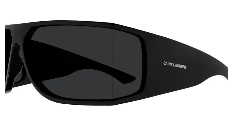 SAINT LAURENT Unisex SL 806 001 Occhiali da sole Bio-iniettato Nero Nero Squadrata miniatura 2
