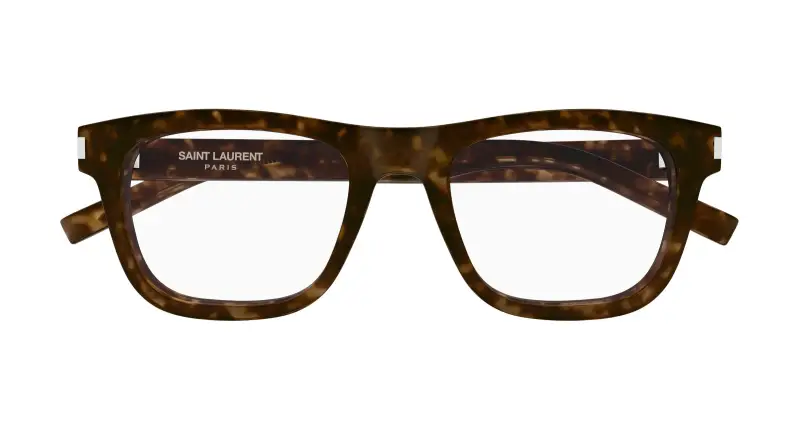 Unisex SL 819 OPT 002 Montature da vista Acetato Havana Trasparente Squadrata miniatura 2