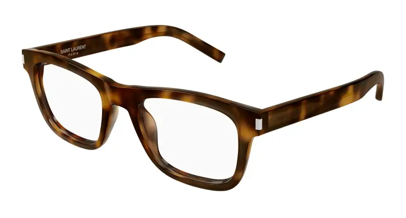 Unisex SL 819 OPT 006 Montature da vista Acetato Havana Trasparente Squadrata
