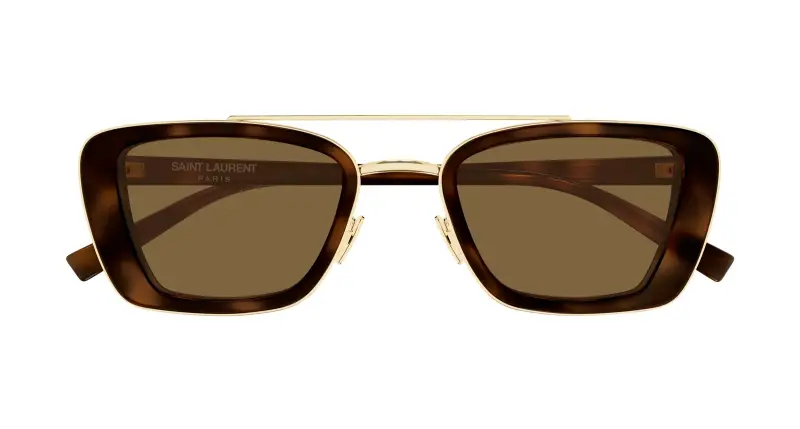 Unisex SL 825 002 Occhiali da sole Acetato Havana Marrone Squadrata miniatura 2
