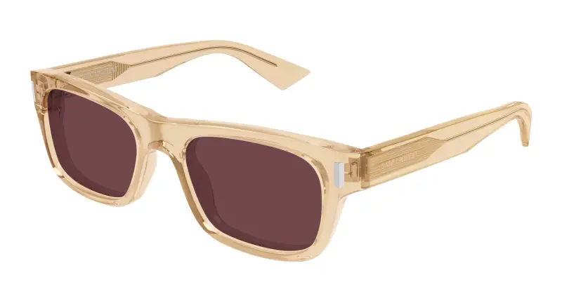 Unisex SL 83 005 Occhiali da sole Acetato Giallo Viola Squadrata