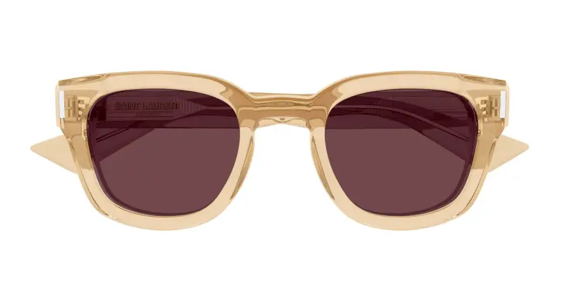 Unisex SL 838 008 Occhiali da sole Acetato Giallo Viola Rotonda miniatura 2