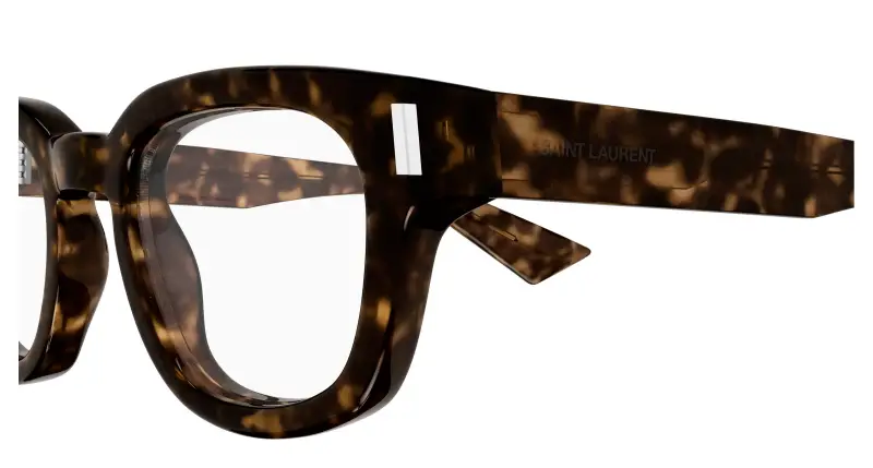 Unisex SL 838 OPT 002 Montature da vista Acetato Havana Trasparente Rotonda miniatura 3