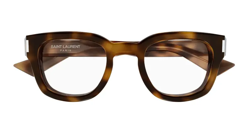 Unisex SL 838 OPT 003 Montature da vista Acetato Havana Trasparente Rotonda miniatura 2