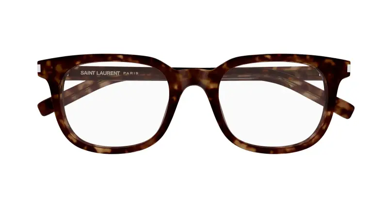 Unisex SL 840 002 Montature da vista Acetato Havana Trasparente Rotonda miniatura 2