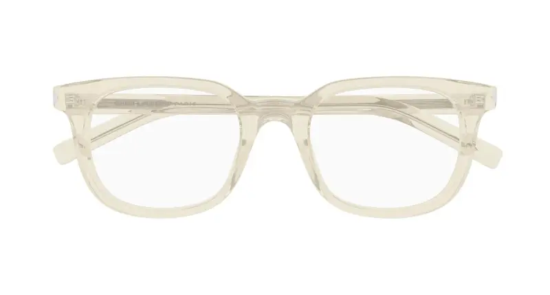 Unisex SL 840 004 Montature da vista Acetato Giallo Trasparente Rotonda miniatura 2