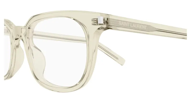 Unisex SL 840 004 Montature da vista Acetato Giallo Trasparente Rotonda miniatura 3