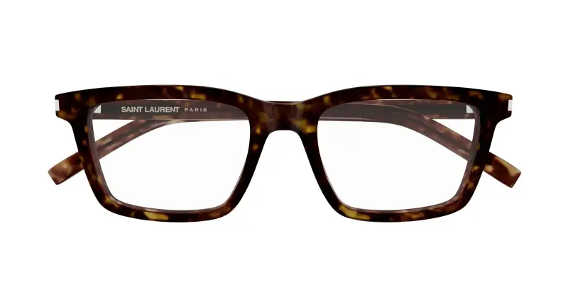 Unisex SL 842 002 Montature da vista Acetato Havana Trasparente Squadrata miniatura 2