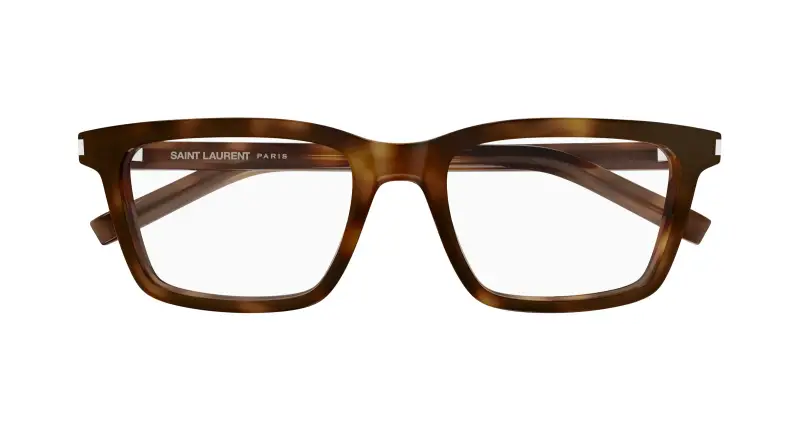 Unisex SL 842 003 Montature da vista Acetato Havana Trasparente Squadrata miniatura 2