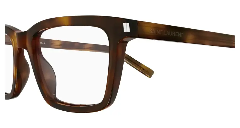 Unisex SL 842 003 Montature da vista Acetato Havana Trasparente Squadrata miniatura 3