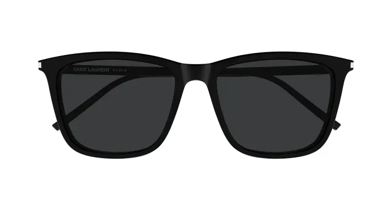 Unisex SL 851 001 Occhiali da sole Acetato Nero Nero Squadrata miniatura 2