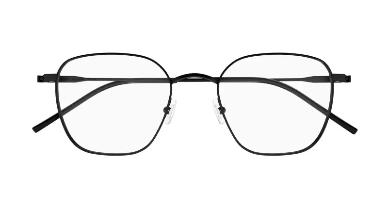 Unisex SL 852 004 Montature da vista Metallo Nero Trasparente Rotonda miniatura 2