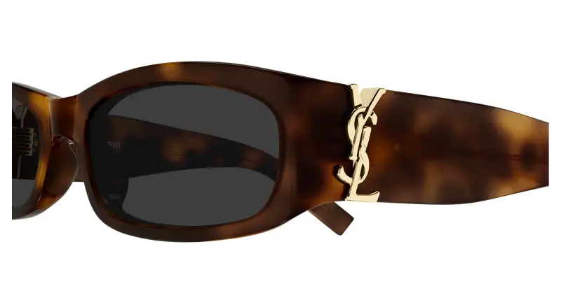 Unisex SL M152 003 Occhiali da sole Acetato Havana Grigio Squadrata miniatura 3