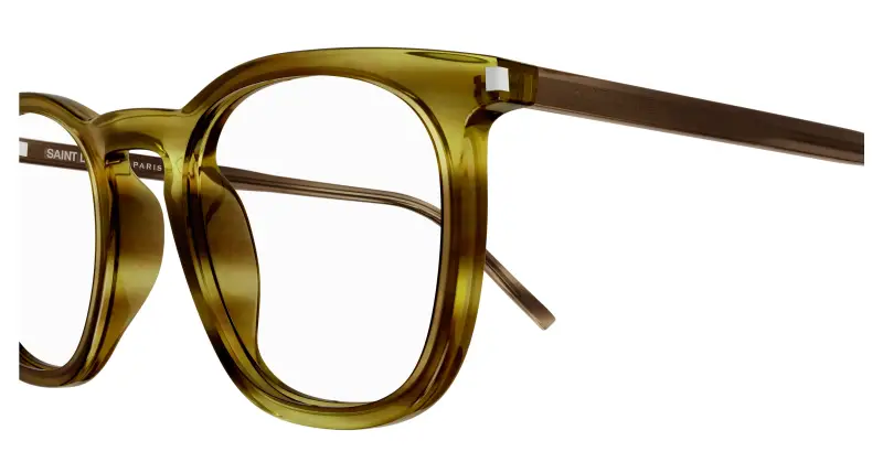 Uomo SL 623 OPT 005 Montature da vista Acetato Havana Trasparente Rotonda miniatura 3