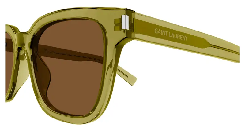 SAINT LAURENT Occhiali da sole Uomo Marrone 875131 miniatura 2