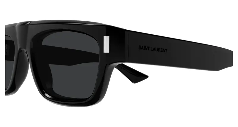 SAINT LAURENT Occhiali da sole Uomo Nero 876622 miniatura 2