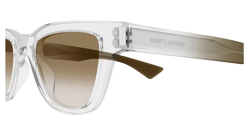 SAINT LAURENT Occhiali da sole Uomo Marrone 876833 miniatura 2