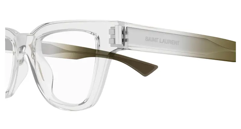 SAINT LAURENT Uomo SL 789 JACQUES OPT 004 Montature da vista Acetato Cristallo Trasparente Squadrata miniatura 2