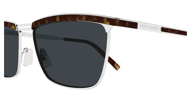 SAINT LAURENT Occhiali da sole Uomo Argento 3529540 miniatura 3