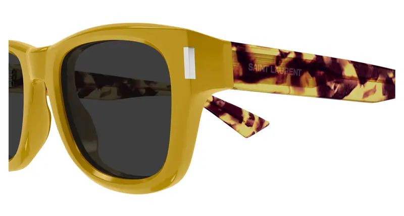 SAINT LAURENT Occhiali da sole Uomo Giallo 876509 miniatura 2