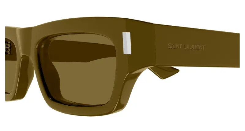 SAINT LAURENT Occhiali da sole Uomo Marrone 3531347 miniatura 3