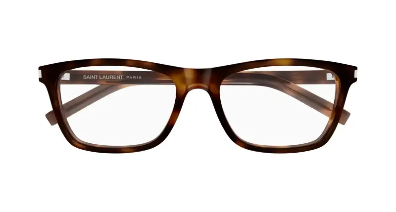 Uomo SL 841 003 Montature da vista Acetato Havana Trasparente Squadrata miniatura 2